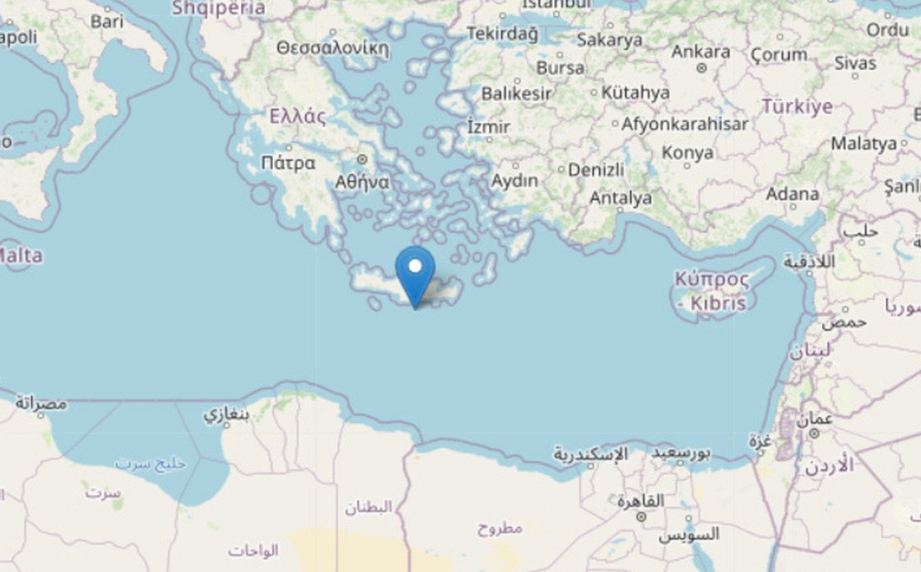 Nuovo forte terremoto a largo di Creta