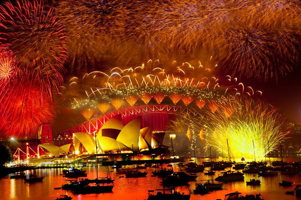 In Australia è il 2022, i meravigliosi fuochi d’artificio a Sidney