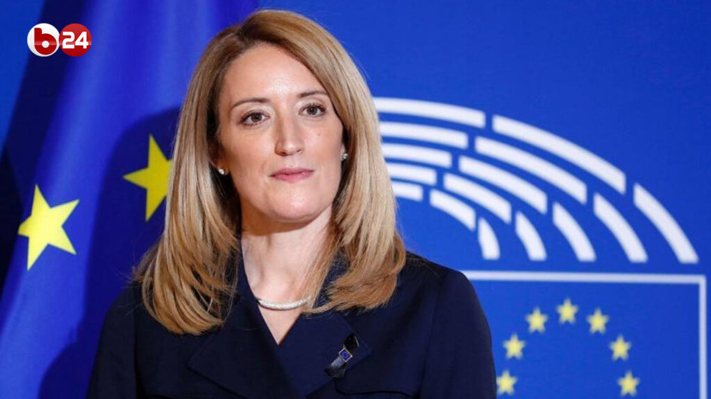 Roberta Metsola presidente del Parlamento europeo