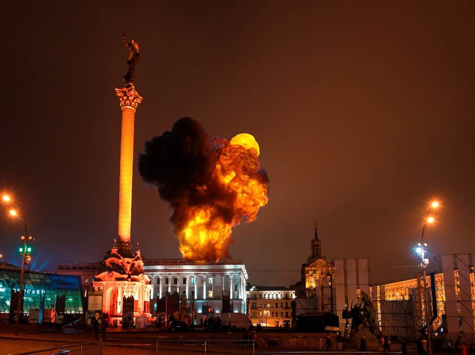 Ucraina, bombardato deposito petroliero
