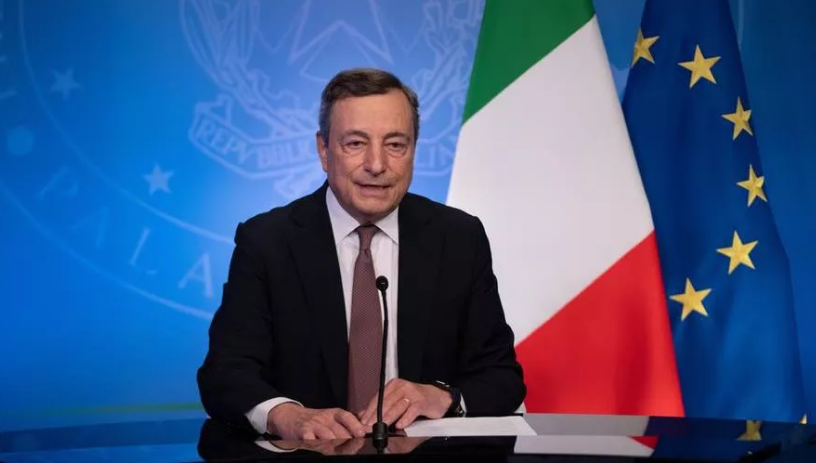 Draghi: “L’Italia sostiene l’appartenenza dell’Ucraina all’Europa”