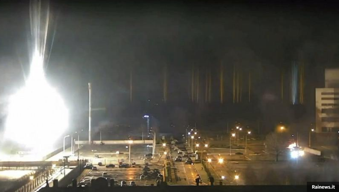 Attacco russo alla centrale nucleare di Zaporizhzhia