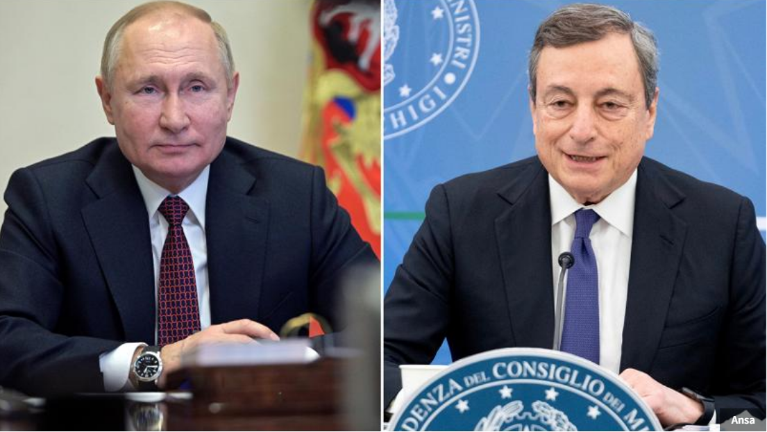 Putin sente Draghi: “Continueremo a fornire gas all’Italia”