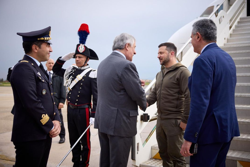 Zelensky è già a Roma, ‘Una visita importante per la vittoria dell’Ucraina’