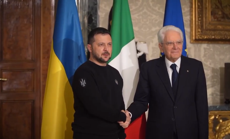 Zelensky incontra Mattarella e Meloni: ‘Abbraccio tutti gli italiani’