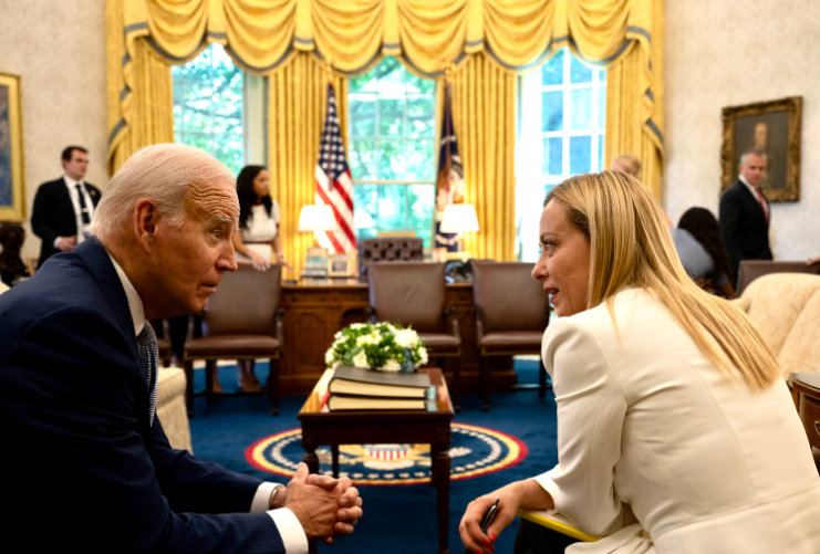 Giorgia Meloni negli Stati Uniti: incontro con Joe Biden e rafforzamento dei legami tra Italia e USA