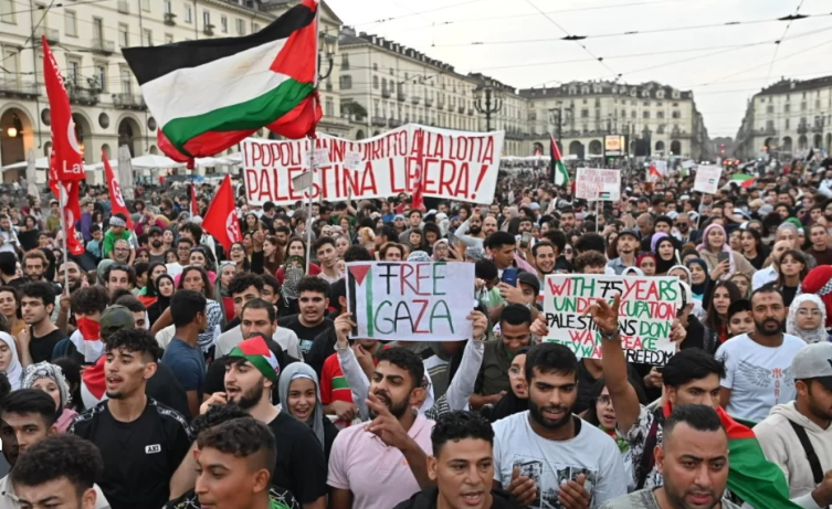 Nuova giornata di proteste pro-Palestina in Italia