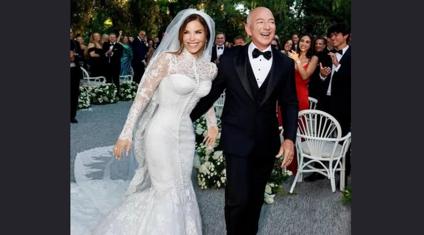Jeff Bezos e Lauren Sanchez, nozze da sogno a Venezia: dopo il sì, gran finale all’Arsenale