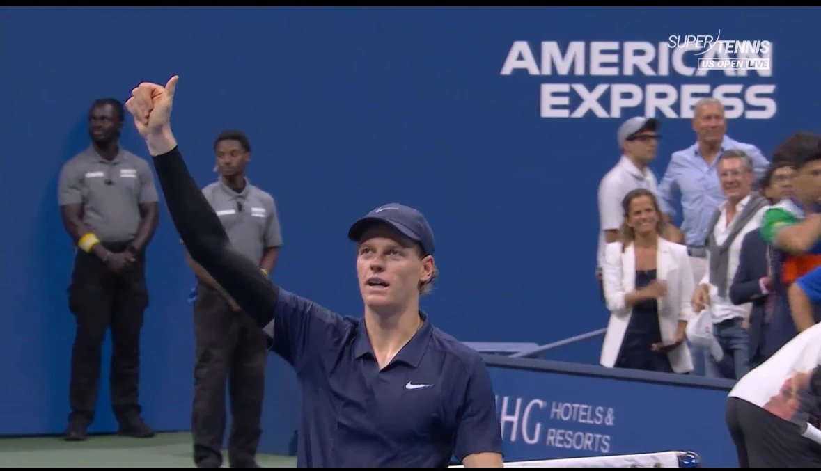 US Open, Sinner batte Auger-Aliassime e vola in finale contro Alcaraz