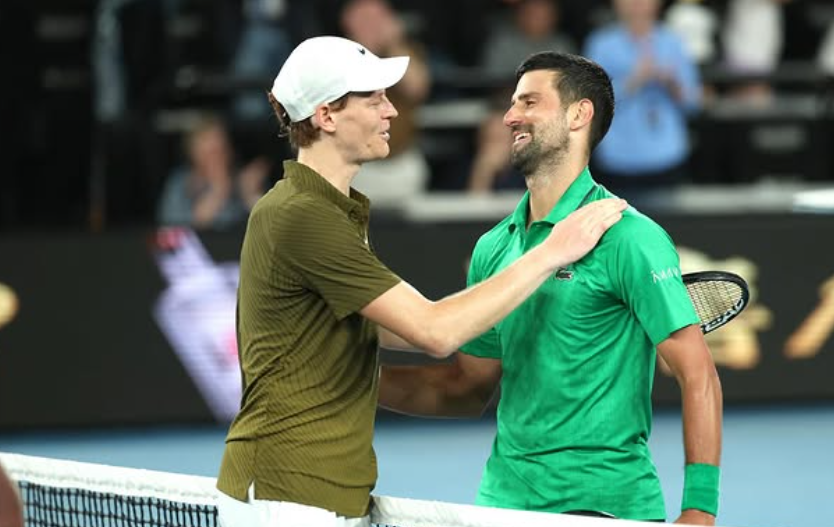 Australian Open, Sinner si arrende a Djokovic in semifinale: finale con Alcaraz