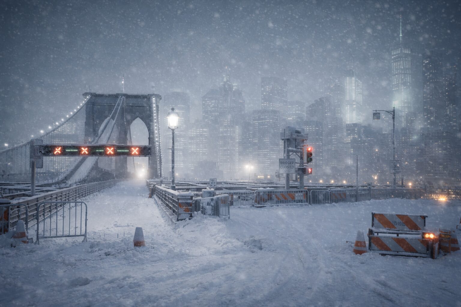 Tempesta di neve paralizza New York: stop agli spostamenti e voli cancellati